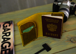 Обложка для паспорта c кармашком для карт