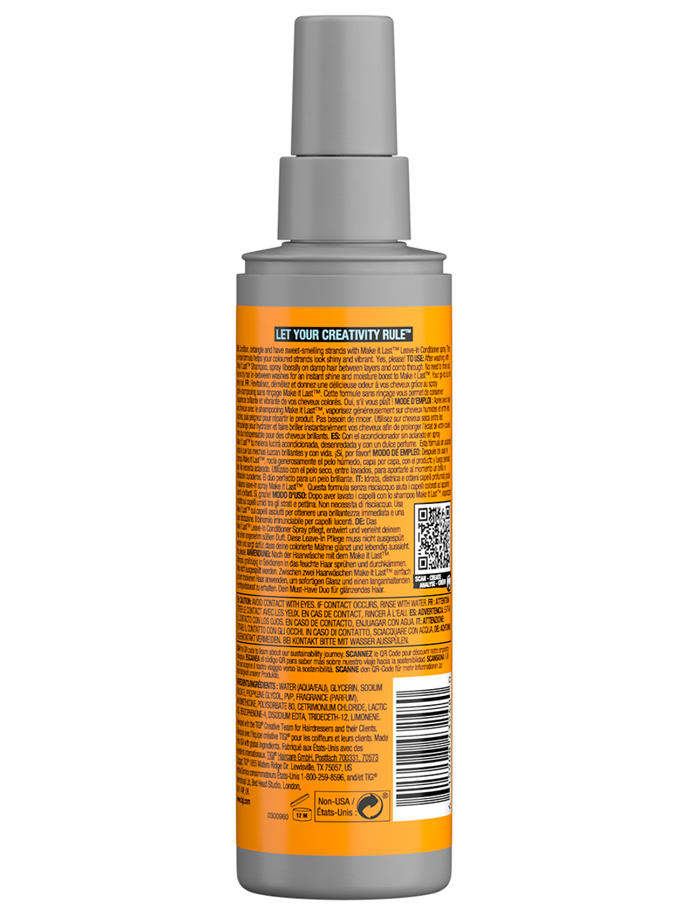 Tigi Bed Head Make It Last - Cпрей для волос 200 мл