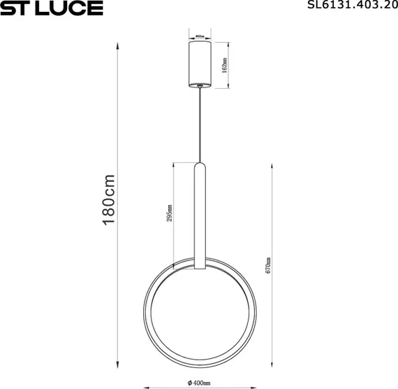 Подвесной светильник Shape SL6131.403.20 ST Luce