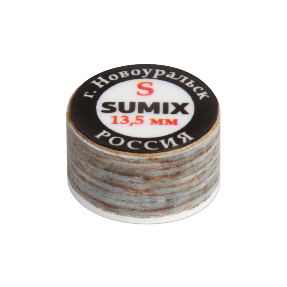 Наклейка для кия "Sumix" ø13,5мм Soft с фиброй 1шт
