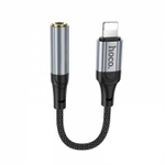 Переходник с 3.5 jack на Lighting Hoco LS36A (black)