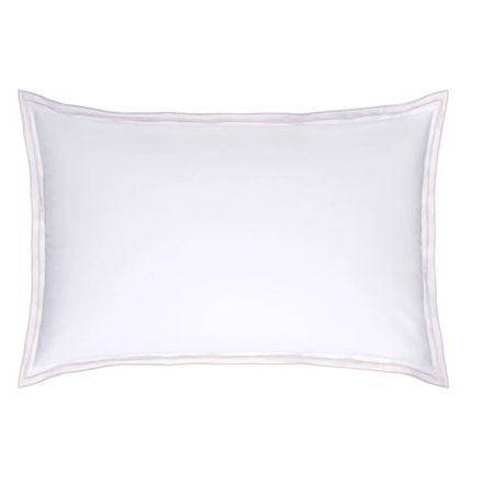 Наволочка PURE WHITE Percale Blanc – Finition Blush