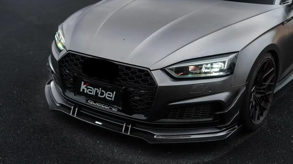 Карбоновая губа для AUDI S5 & A5 S LINE 2017-2019 B9 Ауди обвес