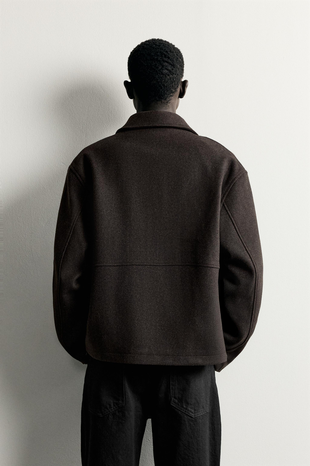 КУРТКА ИЗ СМЕСОВОЙ ШЕРСТИ КЛАССИЧЕСКОГО КРОЯ — ZARA · 8281/765