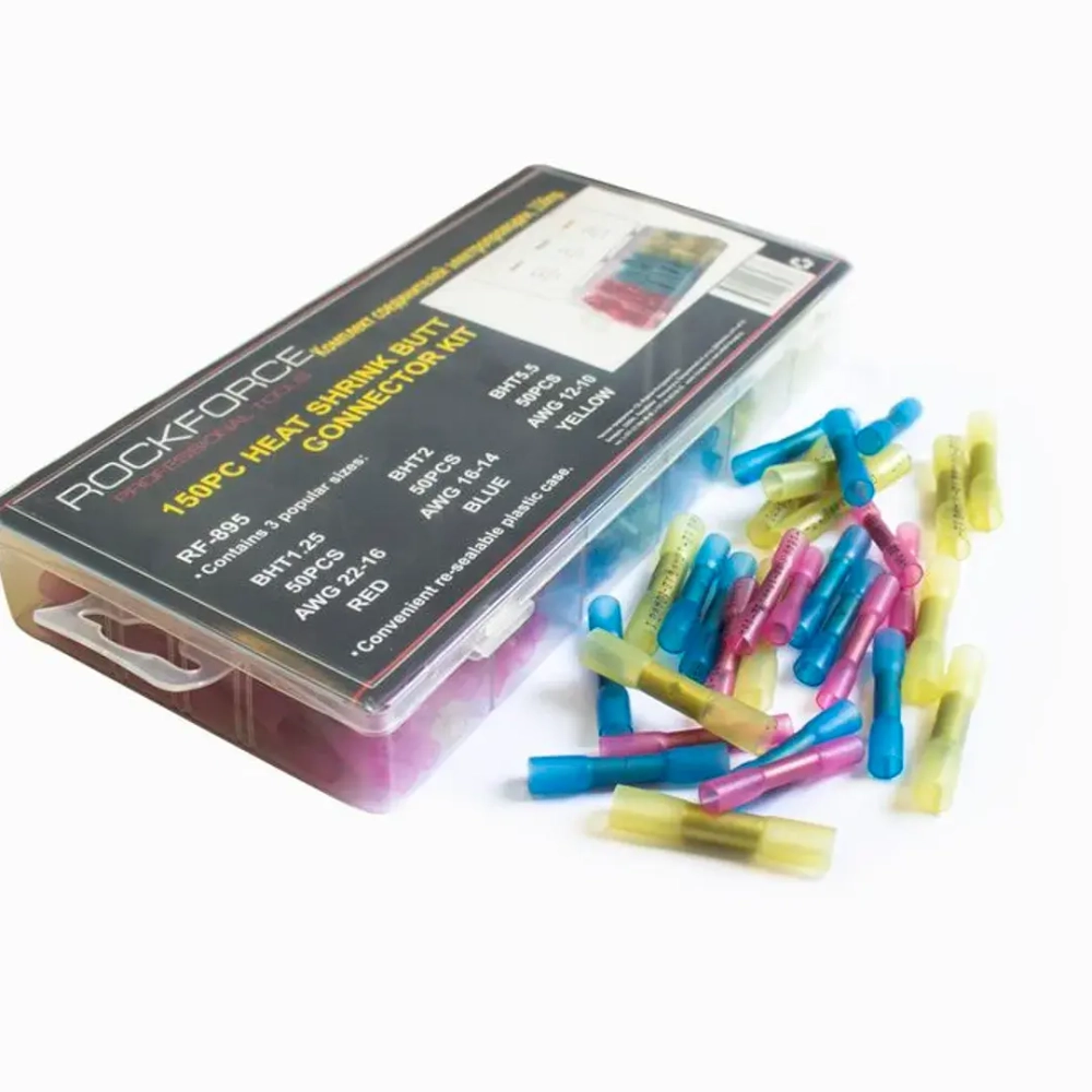 Трубки термоусадочные, 150пр. RockForce##Rock FORCE RF-895