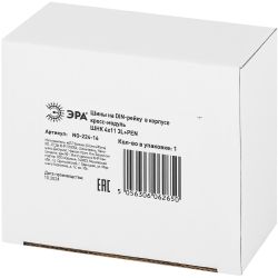 Шины на DIN-рейку ЭРА NO-224-16 в корпусе кросс-модуль ШНК 4х11 3L+PEN | Электротовары