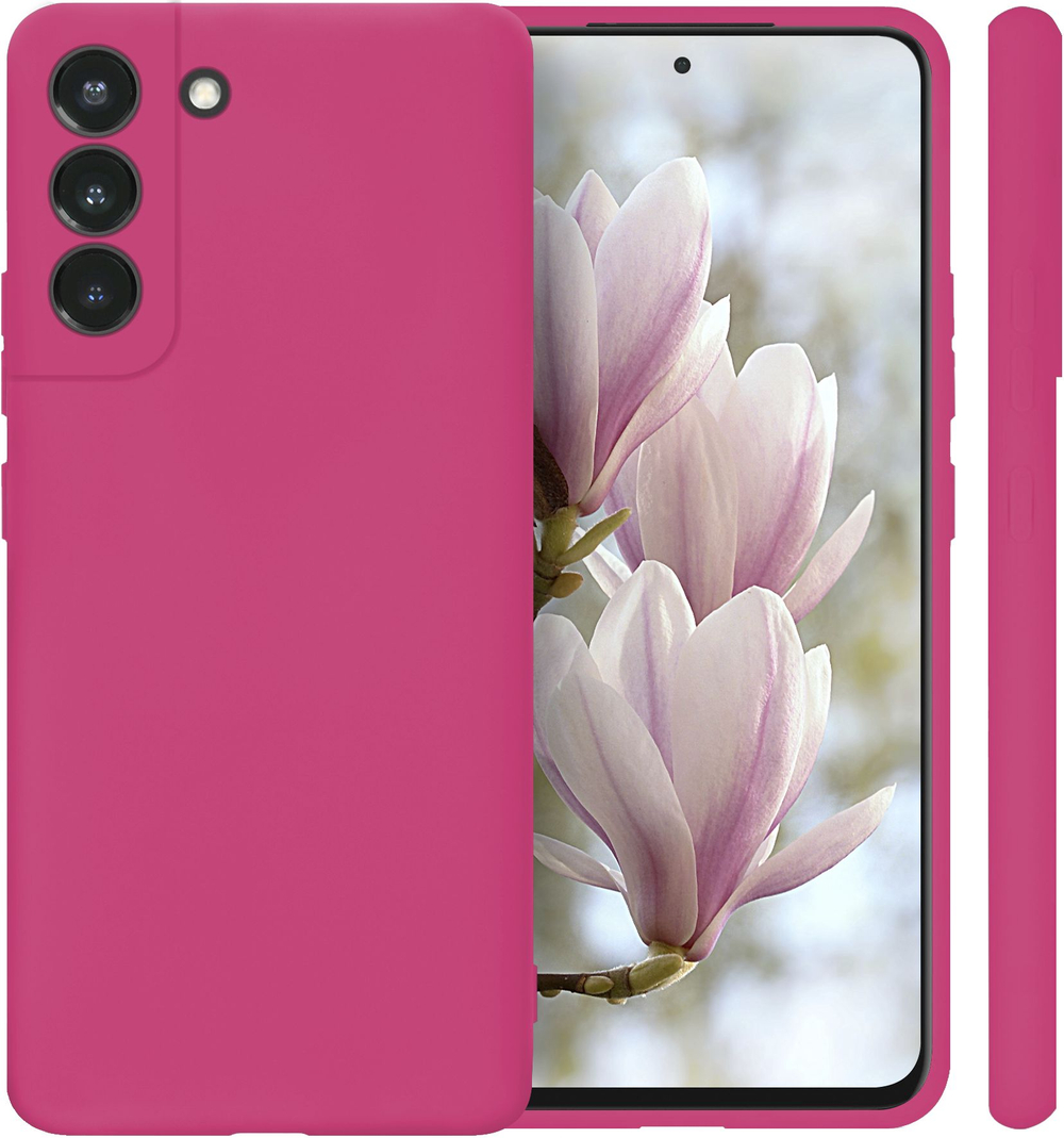 Мягкий Soft Touch чехол из силикона для SAMSUNG GALAXY S22 (не ULTRA / FE / PLUS!) с бархатной подкладкой