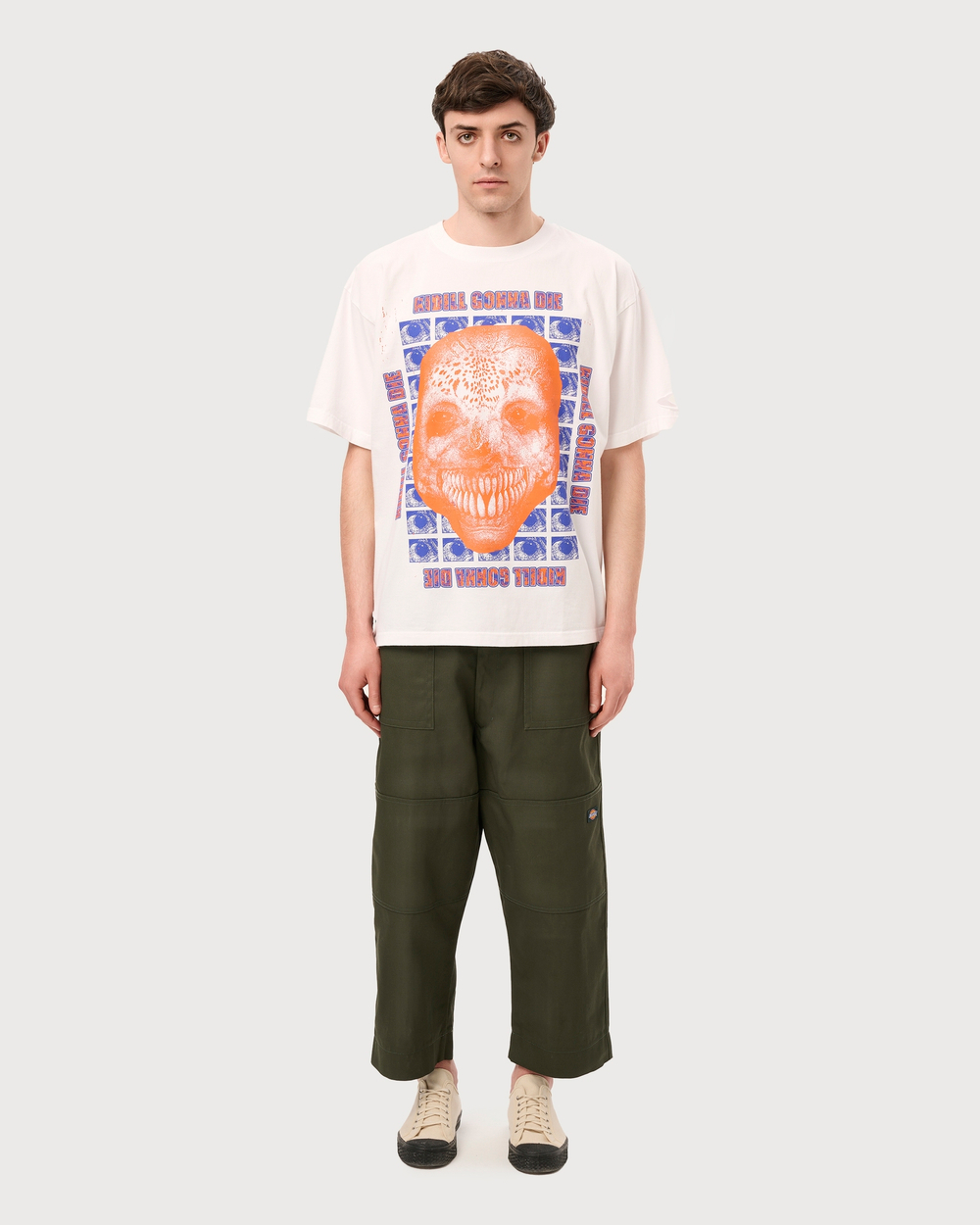 KIDILL × DICKIES БРЮКИ ЦВЕТА ХАКИ