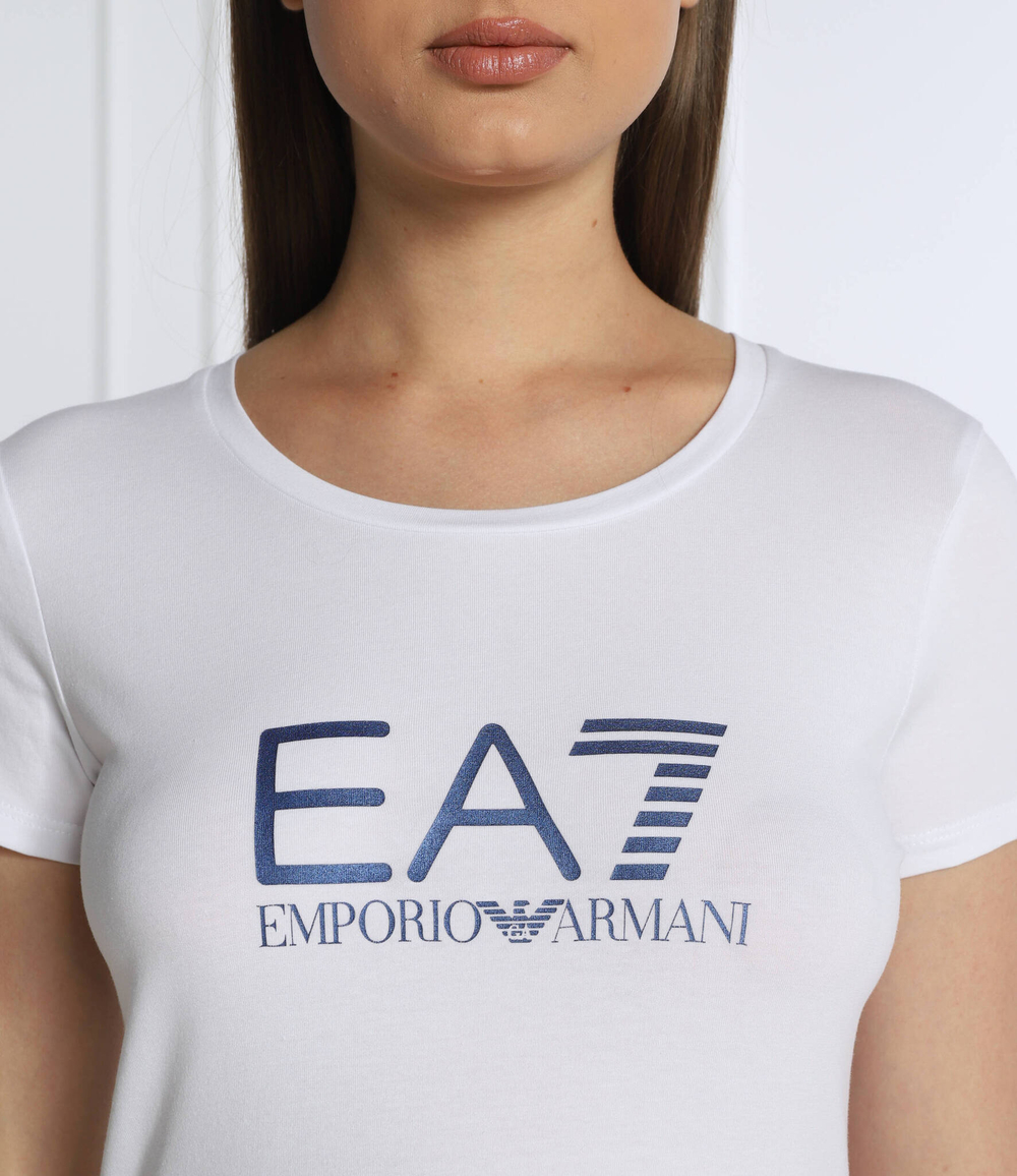 футболка EA7 - белый(8NTT66 TJFKZ)