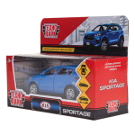 Модель ин. мет. "Kia Sportage" 12см, открыв. двери, синий в коробка SPORTAGE-BU (Технопарк)