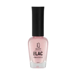 IQ BEAUTY Лак для ногтей профессиональный укрепляющий с биокерамикой #063, 12.5 мл Розовый с мелким голубым шиммером