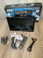 Телевизор портативный  DVB-T2 13.3" (1920x1080), с аккумулятором