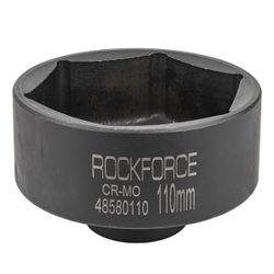 Головка ударная глубокая, 1'', 110мм (6гр.) RockForce RF-48580110
