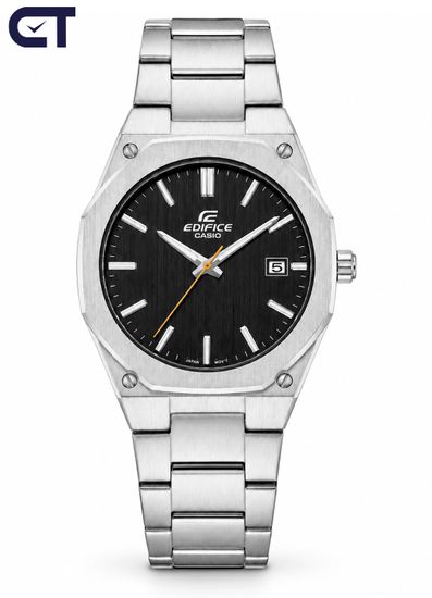 CASIO EFR-S108D-1AVUDF EDIFICE мужские наручные часы — мужская модель с черный циферблатом и сапфировым стеклом