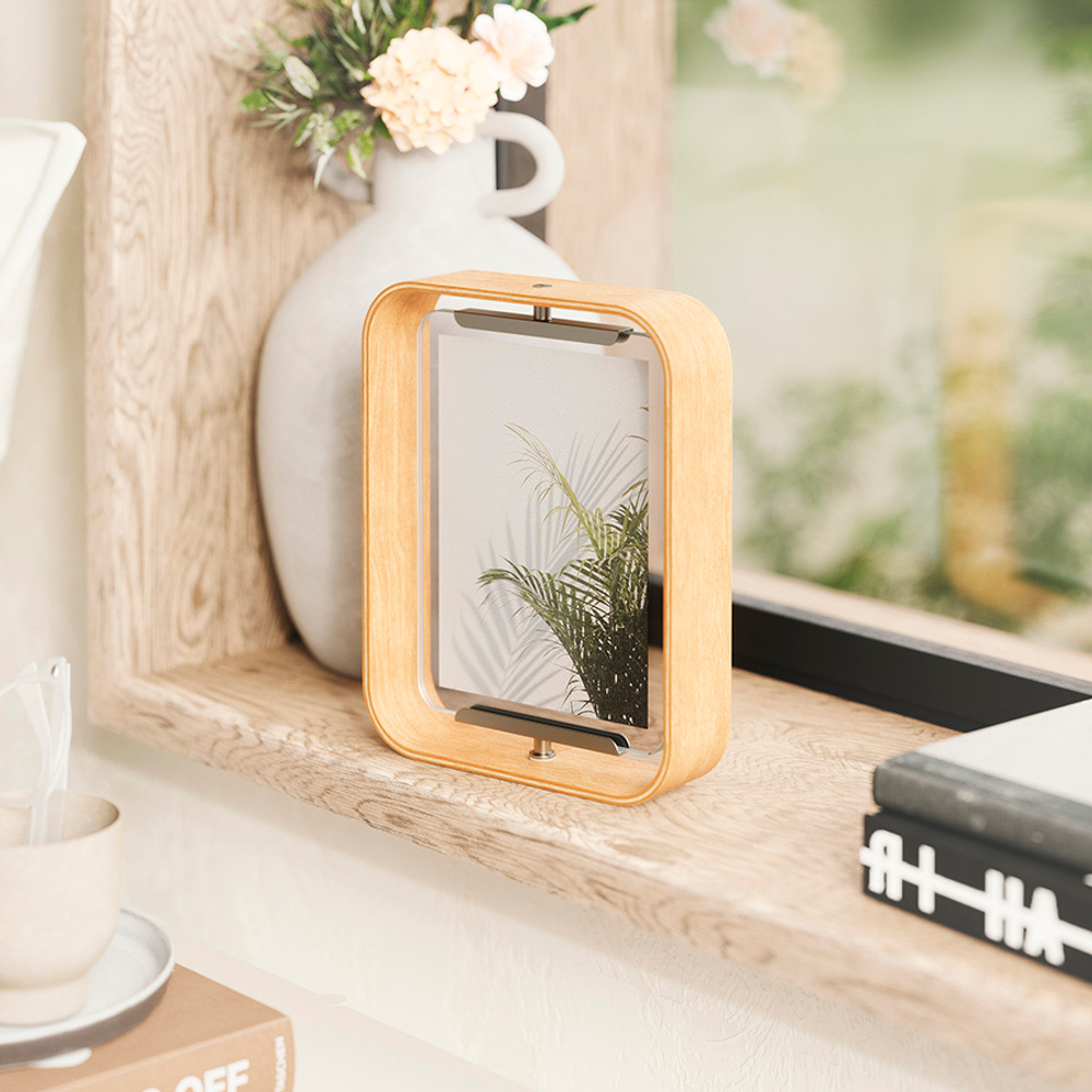 Фоторамка двухсторонняя bellwood, 19х24, натуральное дерево