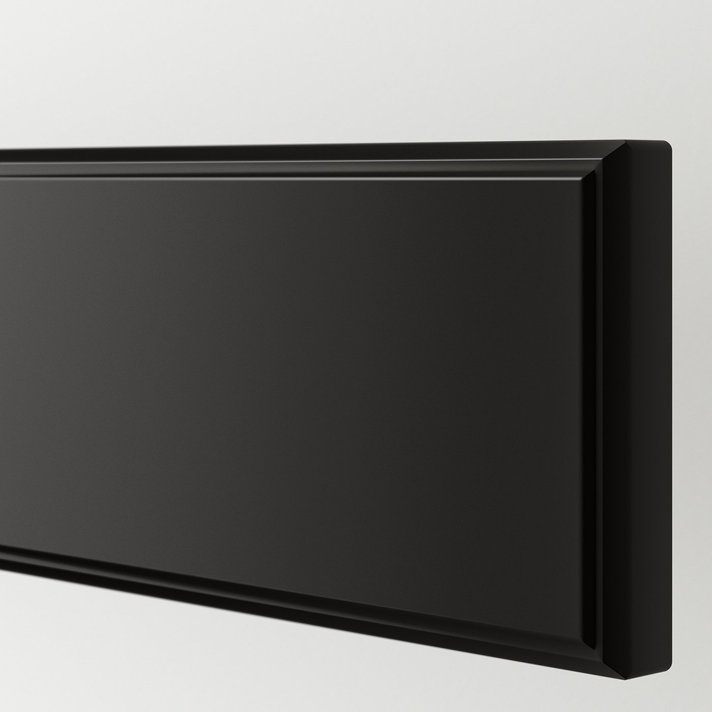 IKEA BODBYN  (ИКЕА БОДБИН)  -  Фасад ящика - чёрный 40x10 см, 2 шт