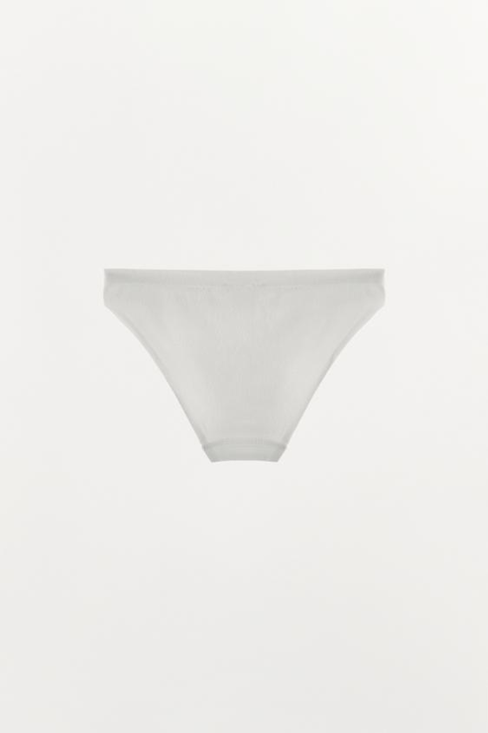 ZARA БЕСШОВНЫЕ ТРУСЫ, БЕЛЫЙ