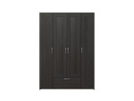 Шкаф Сириус 4 двери и 1 ящик 156х59х220 (венге)