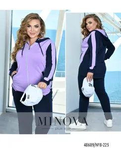 Костюм 8-225-лаванда-синий Minova