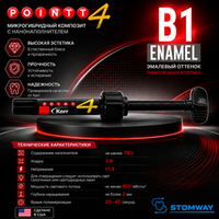 Point 4 Enamel B1, шприц (4гр), микрогибридный композит