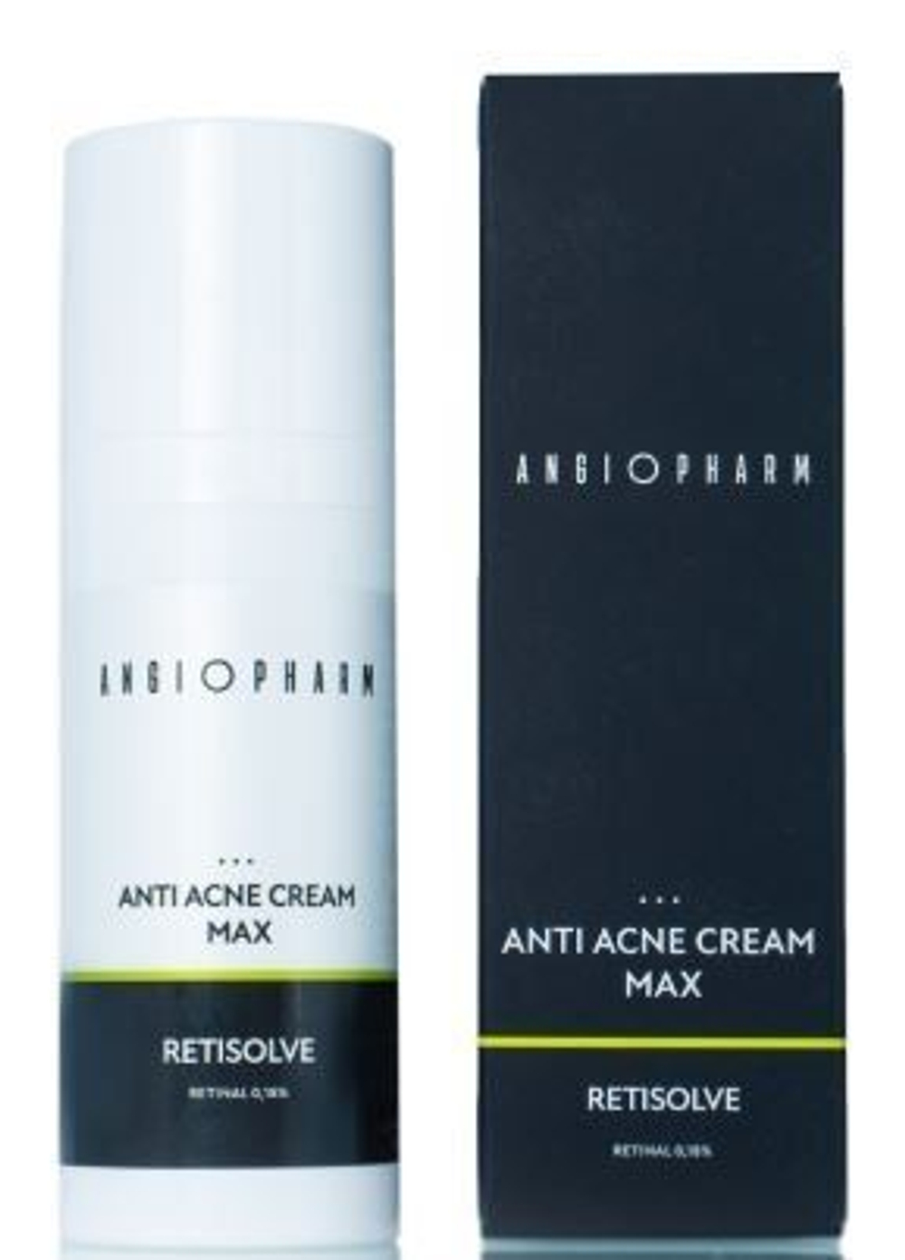 ANGIOPHARM КРЕМ ДЛЯ ПРОБЛЕМНОЙ КОЖИ С РЕТИНАЛЕМ MAX, 50 Мл | RETISOLVE ANTI ACNE CREAM MAX