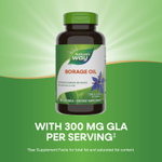 Nature's Way, EfaGold, огуречник, 1300 мг, 60 мягких желатиновых капсул