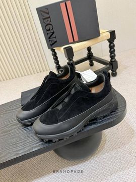 Слипоны чёрные от Zegna BP5-823285