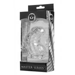 Насадка для ограничения эрекции Master Series, прозрачный, 10 см