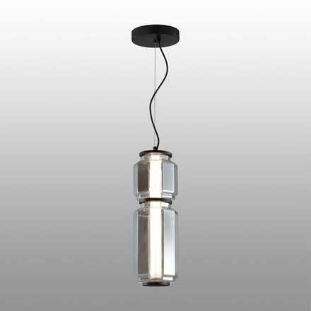 5408/20L HIGHTECH ODL_EX24 139 черный/дымчатый/металл/стекло/акрил Подвес LED 20W 3000K 1480Лм JAM