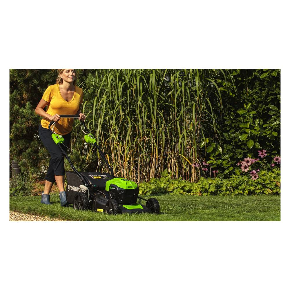 Аккумуляторная газонокосилка Greenworks GD40LM46SPk5