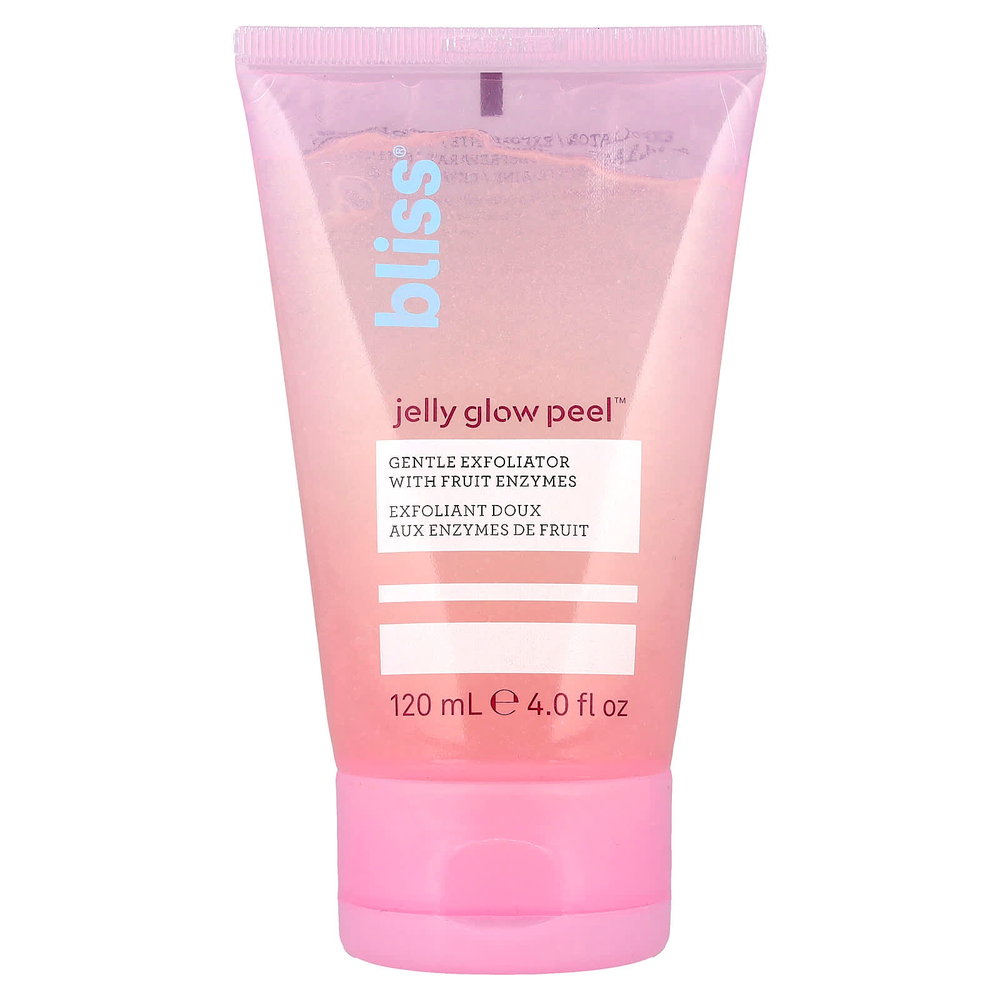 Bliss, Jelly Glow Peel ™, мягкое отшелушивающее средство с фруктовыми ферментами, 120 мл (4 жидк. Унции)