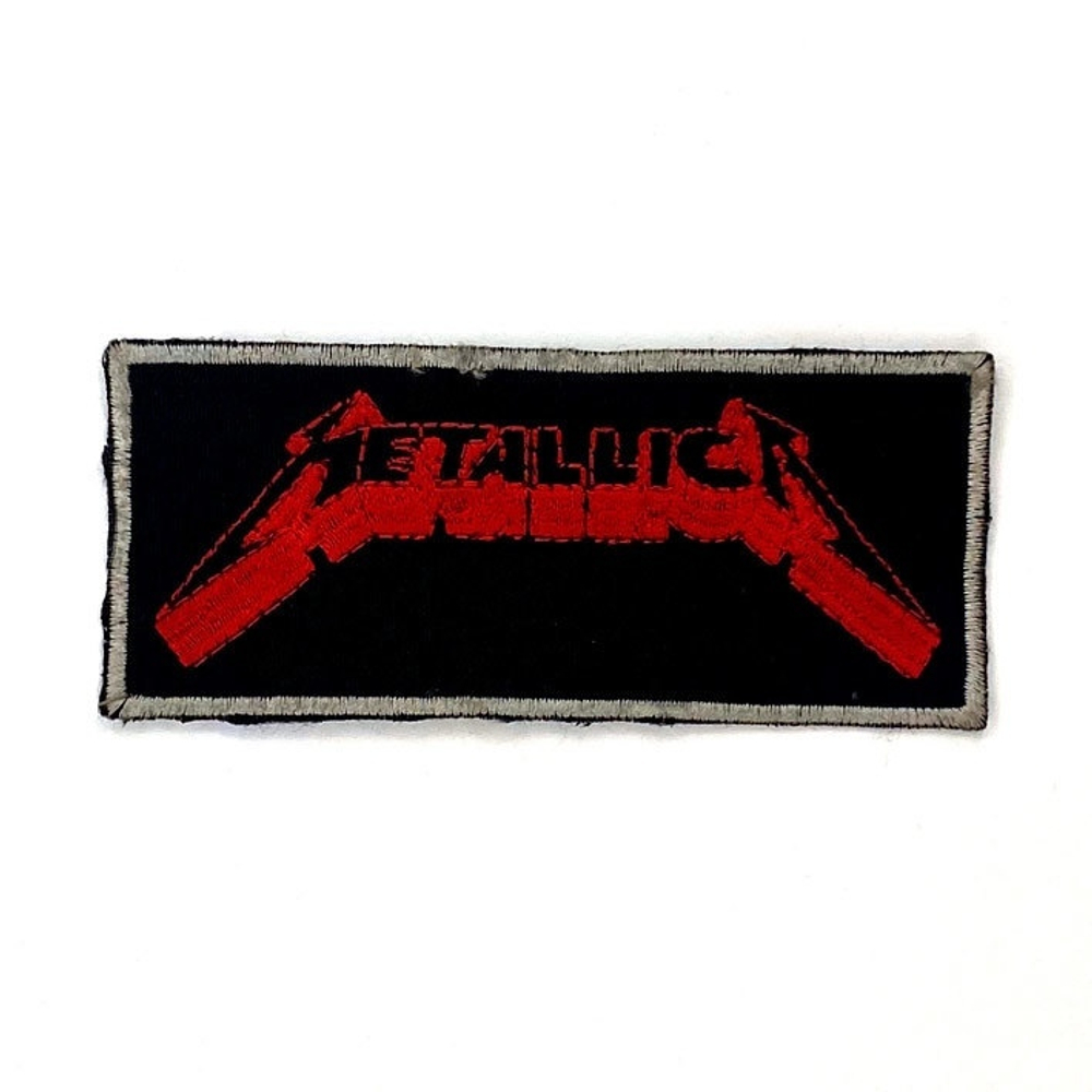 Нашивка Metallica лого объемный