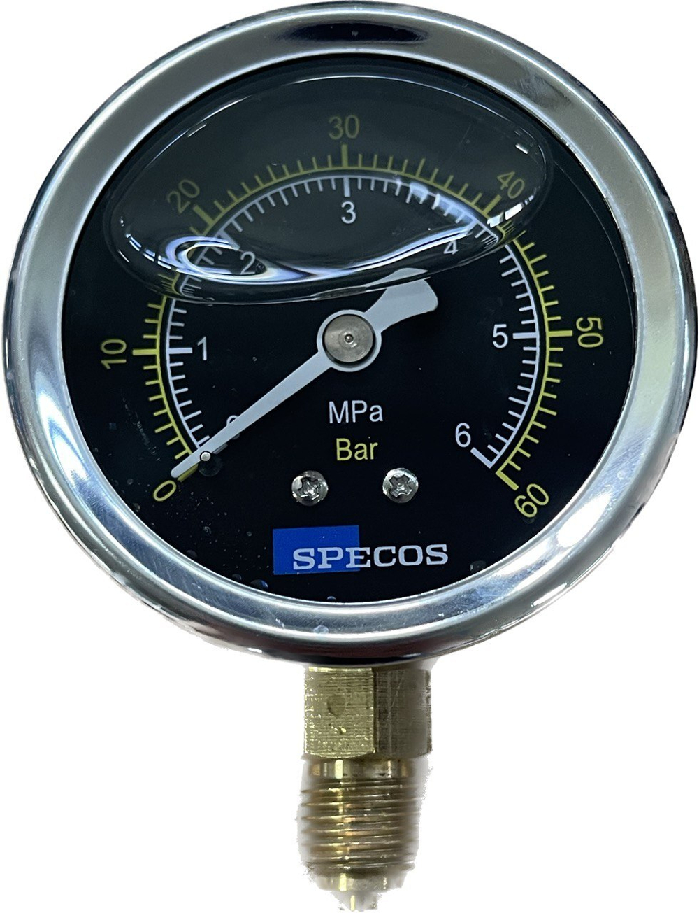 Глицериновый манометр SPECOS 6MPa, 60Bar