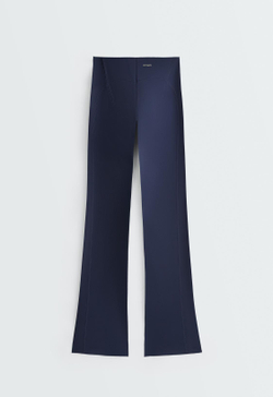 OYSHO Брюки клеш High Rise Compressive Raise Up, темно-синий