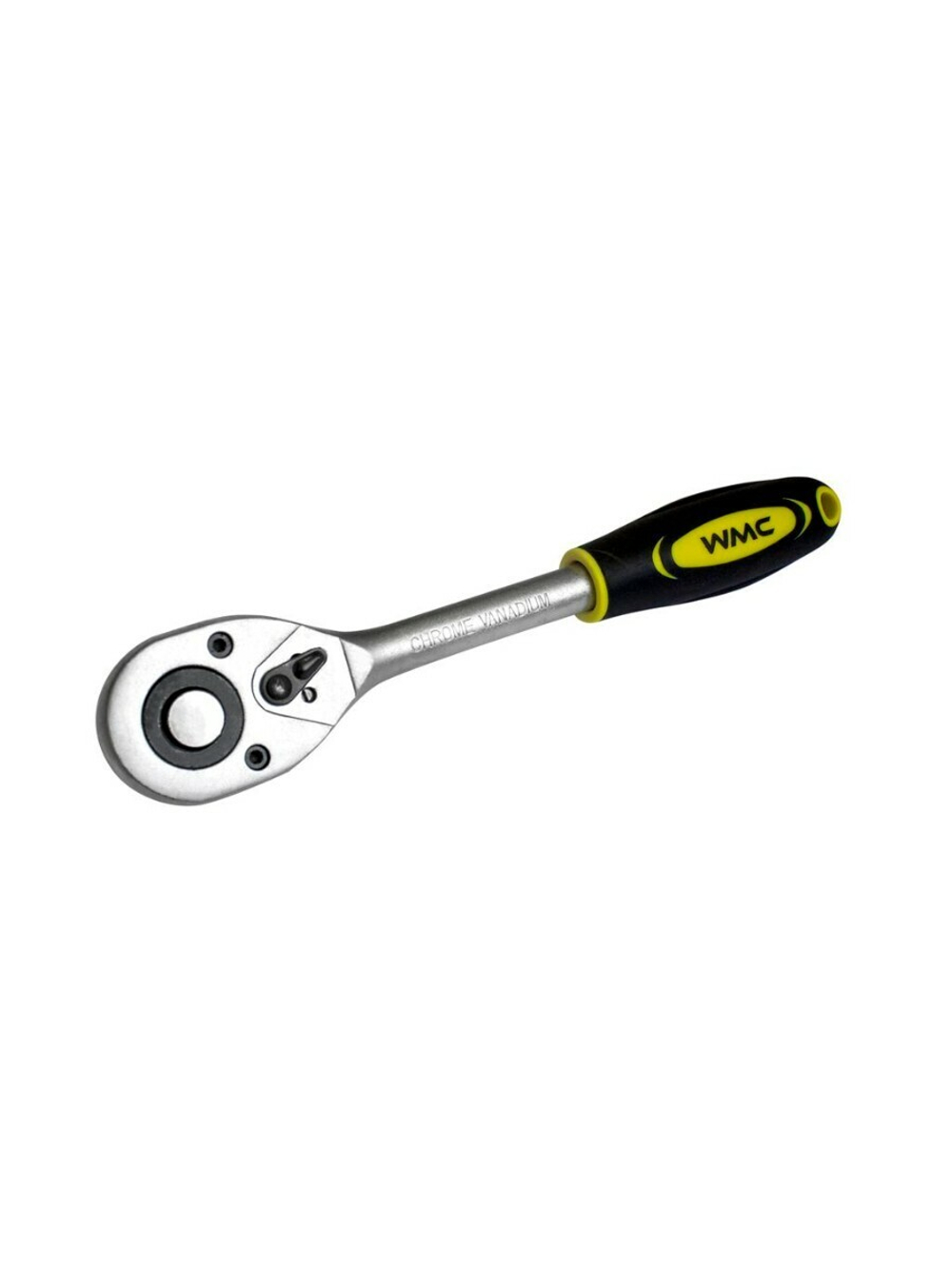 Трещотка реверсивная с резиновой ручкой 1/2''(L-255мм,24зуб.) WMC TOOLS WMC-80244