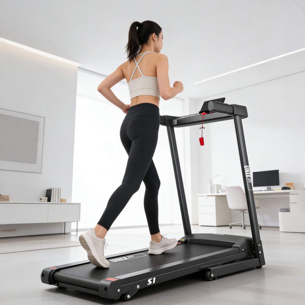 Беговая дорожка UNIX Fit Hi-tech S1 черный