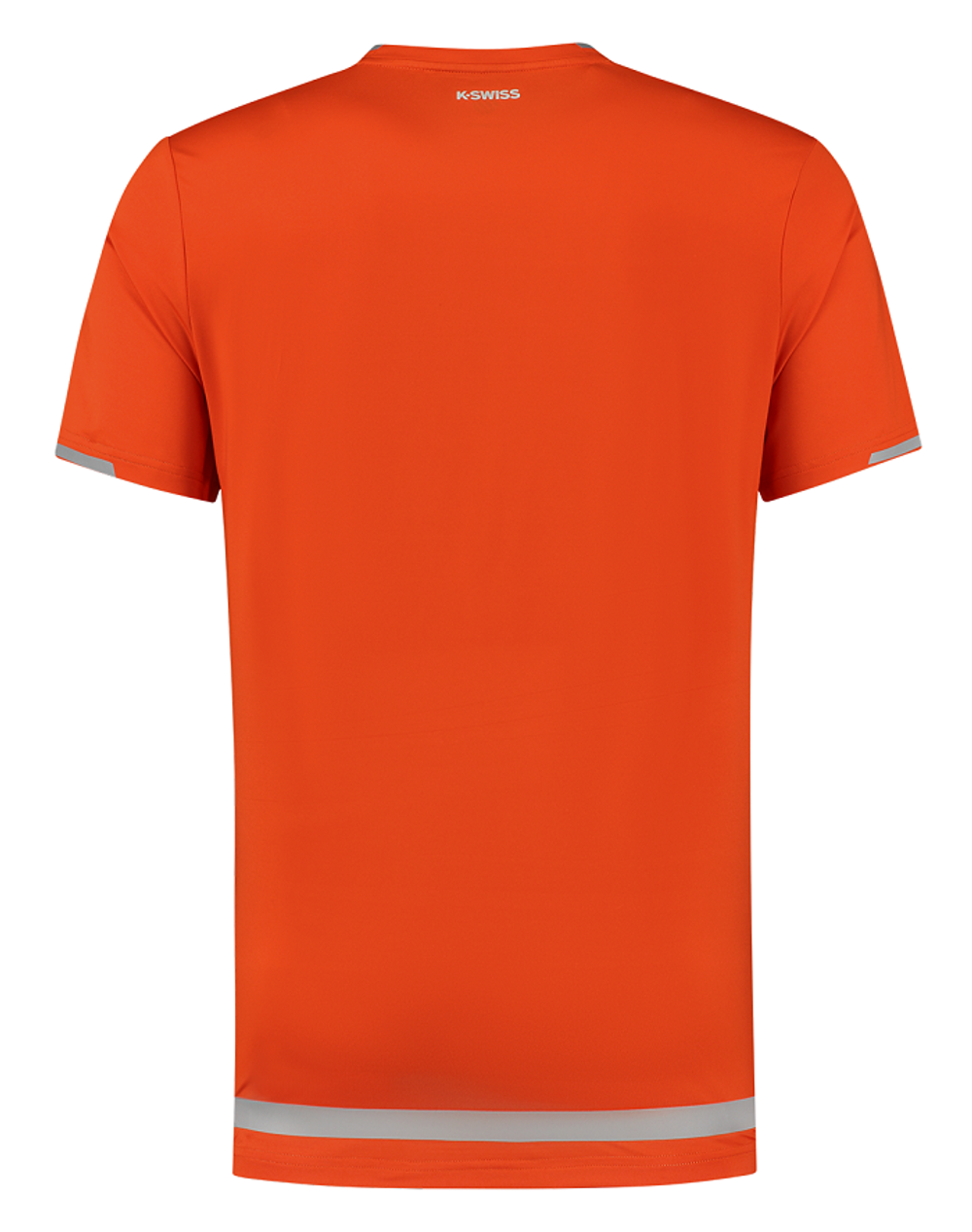 Мужская теннисная футболка K-Swiss Tac Hypercourt Shield Crew 2 - spicy orange