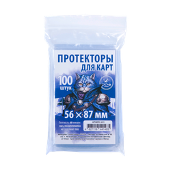 Протекторы Crowd Games для карт 56 × 87 мм (60 мк, 100 шт.)