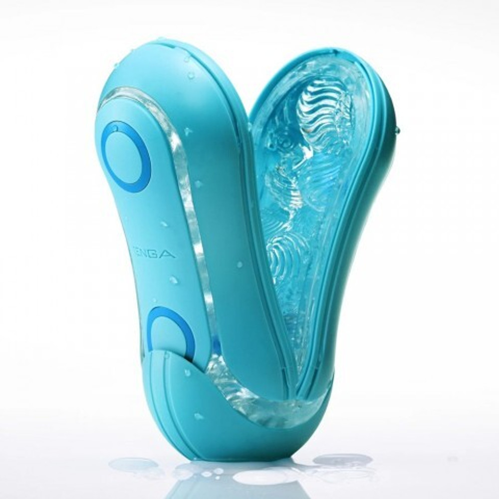 Мастурбатор Tenga Flip ORB Ocean голубой