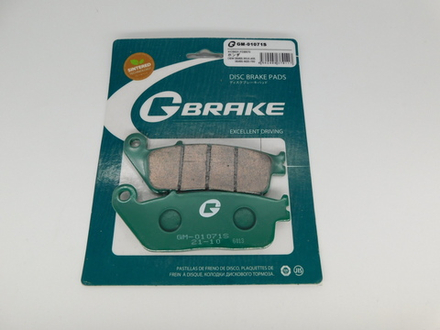 Колодки тормозные GM-01071S G-brake 9 мм (MCB598, FDB664)