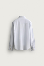 РУБАШКА WESTERN REGULAR FIT ИЗ ХЛОПКА И ЛЬНА — ZARA
