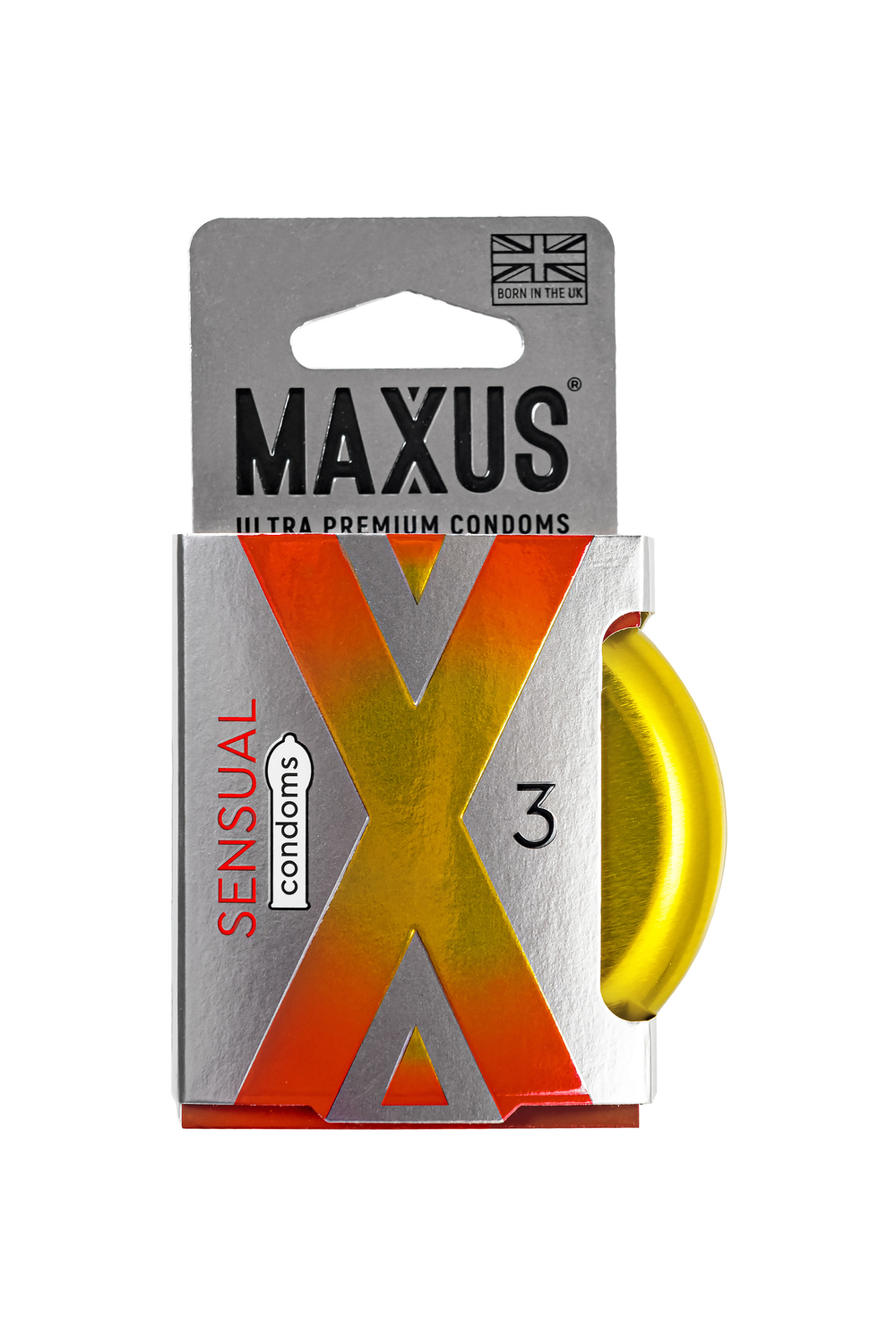 Презервативы Maxus Sensual анатомические в железном кейсе 3 шт