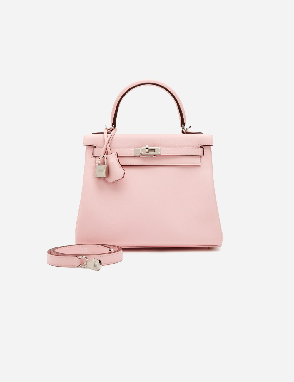 Сумка Hermes Swift Kelly 25 Palladium Hardware "Rose Sakura"