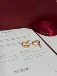 Серьги CARTIER LOVE