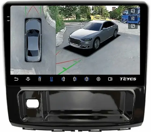 Магнитола для Haval H9 2015-2021 - Teyes CC3-2K-360 на Android 10, Быстрая, 2K QLED, CarPlay, 4G SIM-слот, 4 камеры в комплекте