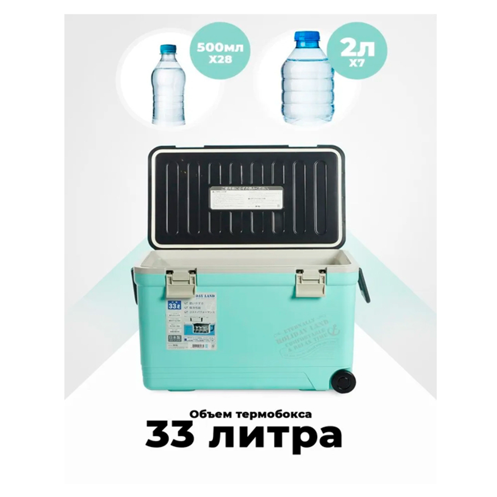 Термобокс SHINWA Holiday Land Cooler 33H синий HLC-33H-BL