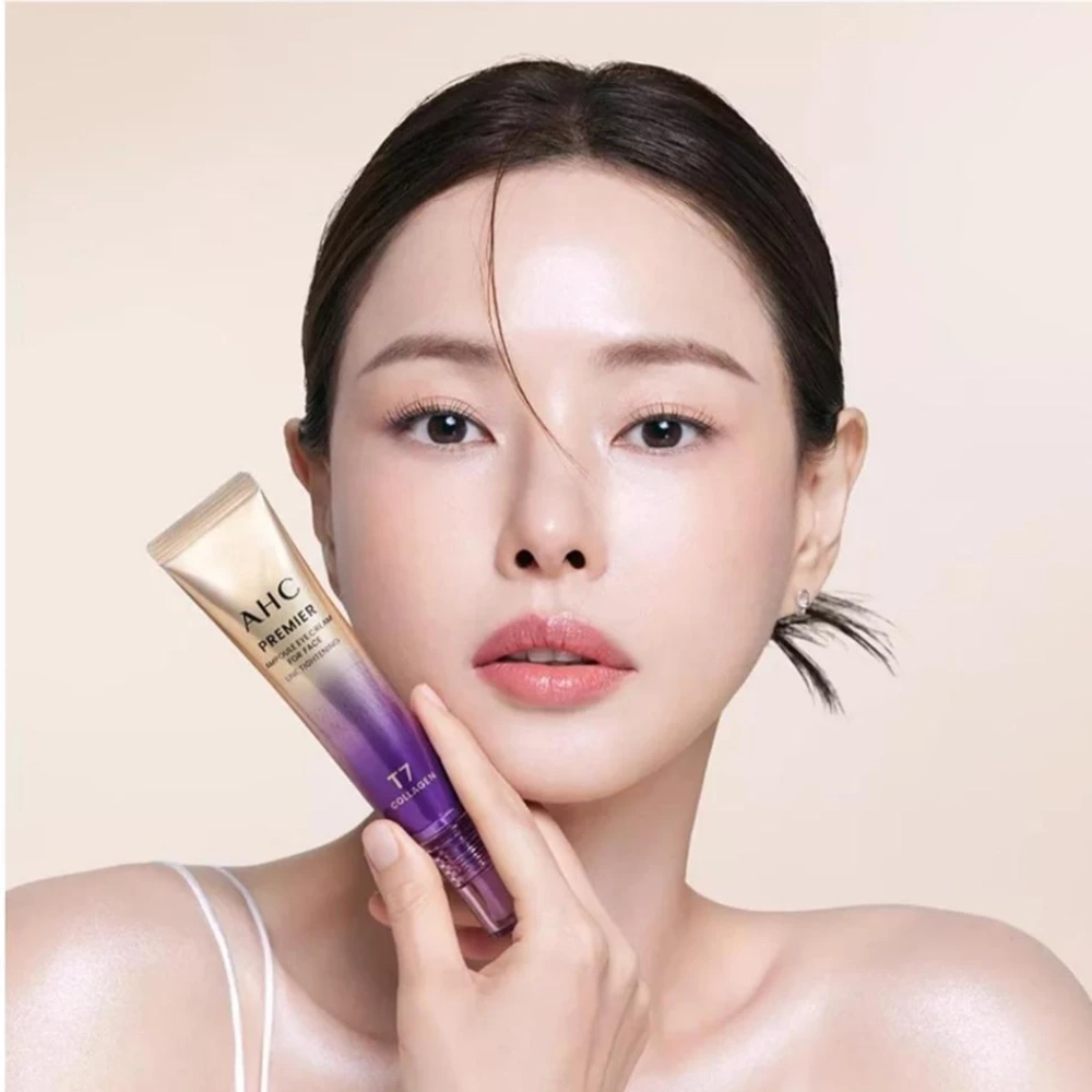 AHC Premier Ampoule Eye Cream for Face Line Tightening высокопитательный ампульный крем для век с коллагеном