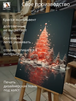 Картина на стену Елочка 30х40см 1шт.
