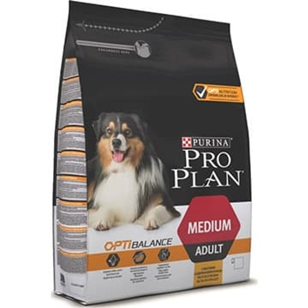 Pro Plan 1,5кг adult OptiBalance medium для средних пород собак Курица с рисом Pro Plan 1,5кг adult OptiBalance medium для средних пород собак Курица с рисом
