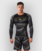 Рашгард Venum Matupa Black/Grey/Gold L/S
